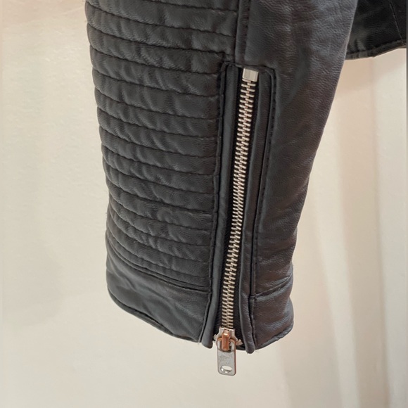 Zara Leather Moto Jacket - Picture 6 of 7